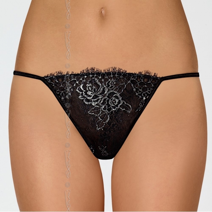 Rhone Black Mesh GString