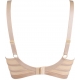 On The Cloud - Beige Mesh Unlined Bra