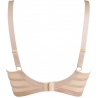 On The Cloud - Beige Mesh Unlined Bra