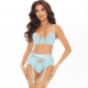 On The Clouds 1 - Mint Blue Lace Balconette