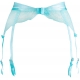 On The Clouds 1 - Mint Blue Lace Garter Belt