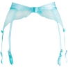 On The Clouds 1 - Mint Blue Lace Garter Belt