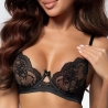 Just Like Heaven 9 - Unlined Balconette Black Bra