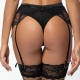 Just Like Heaven 9 - Black Lace Garter Belt