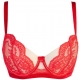 Just Like Heaven 10 - Unlined Red Bra Balconette