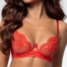 Just Like Heaven 10 - Unlined Red Bra Balconette